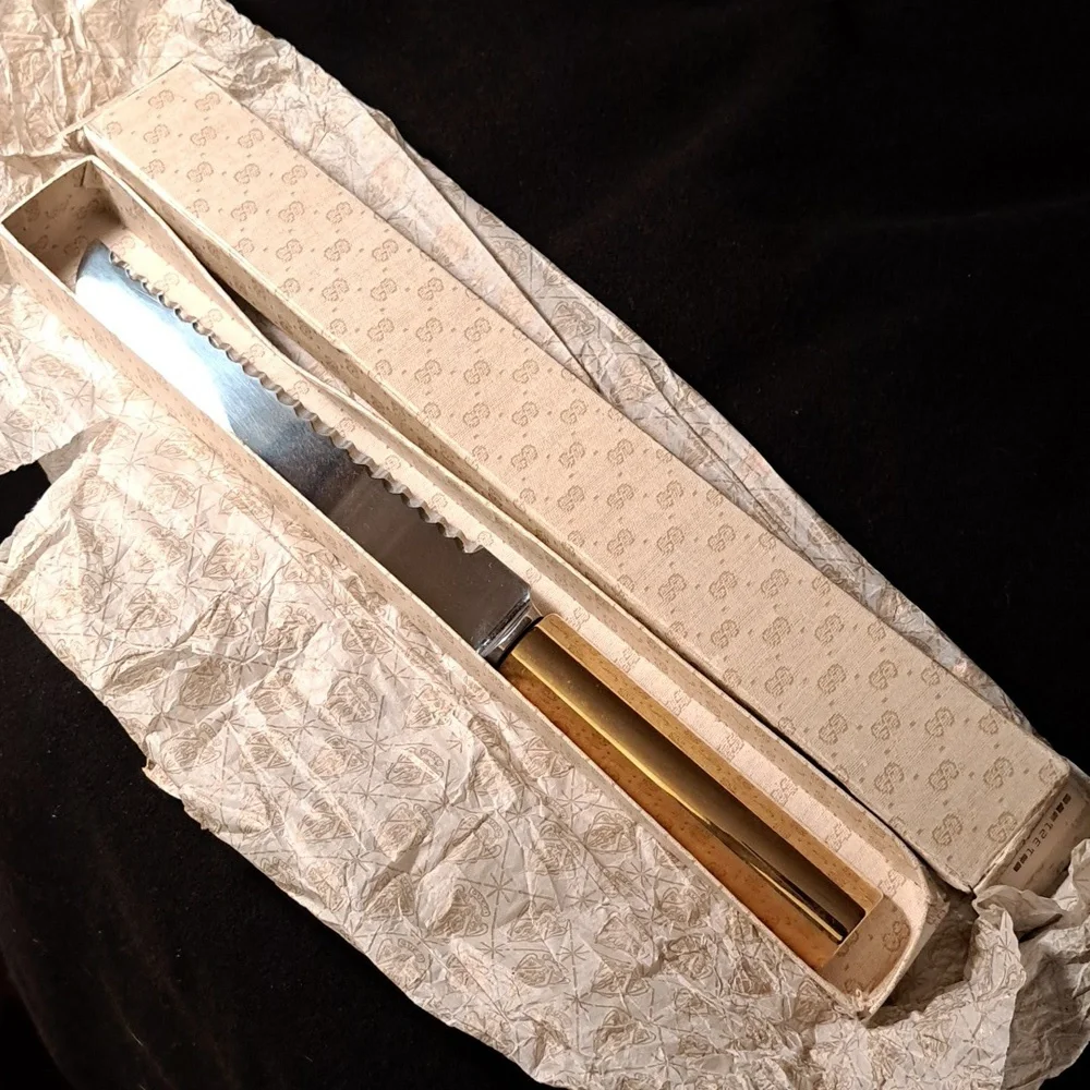 Gucci vintage brass and stainless carving knife - Picture 14 of 14